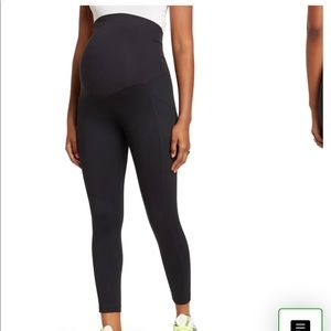 Zella Daily Pocket 7/8 Maternity Leggings; new with tags; size medium; black